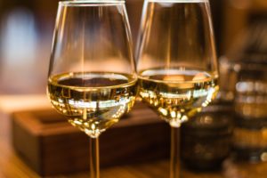 verres vin blancs
