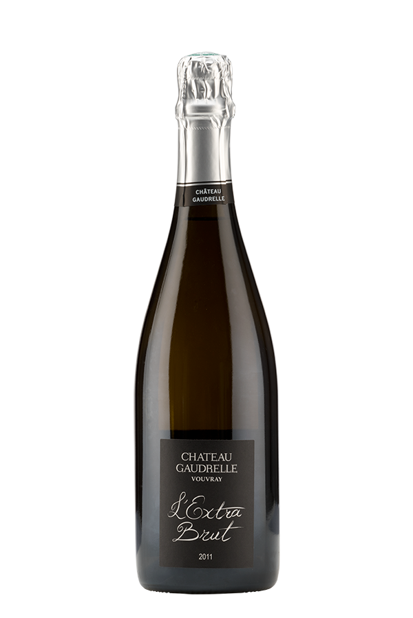Bouteille de Vin de Vouvray pétillant bio cuvée Extra BrutChâteau Gaudrelle