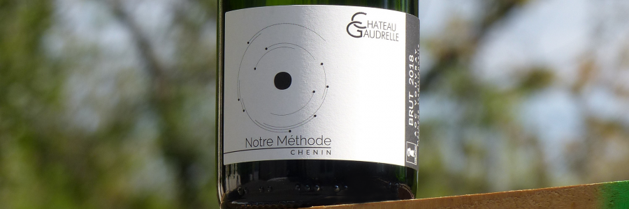 Bouteille de Vouvray Brut méthode traditionnelle, issue du cépage Chenin Blanc